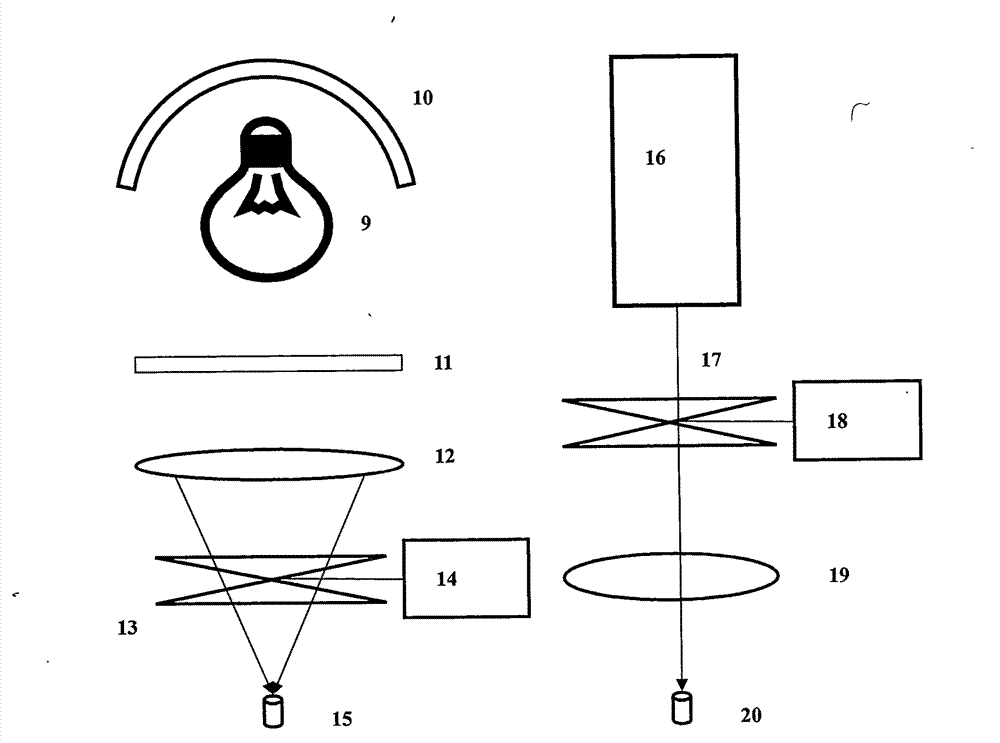 Suspicious early-stage cancer lesion examination device suitable for endoscopy