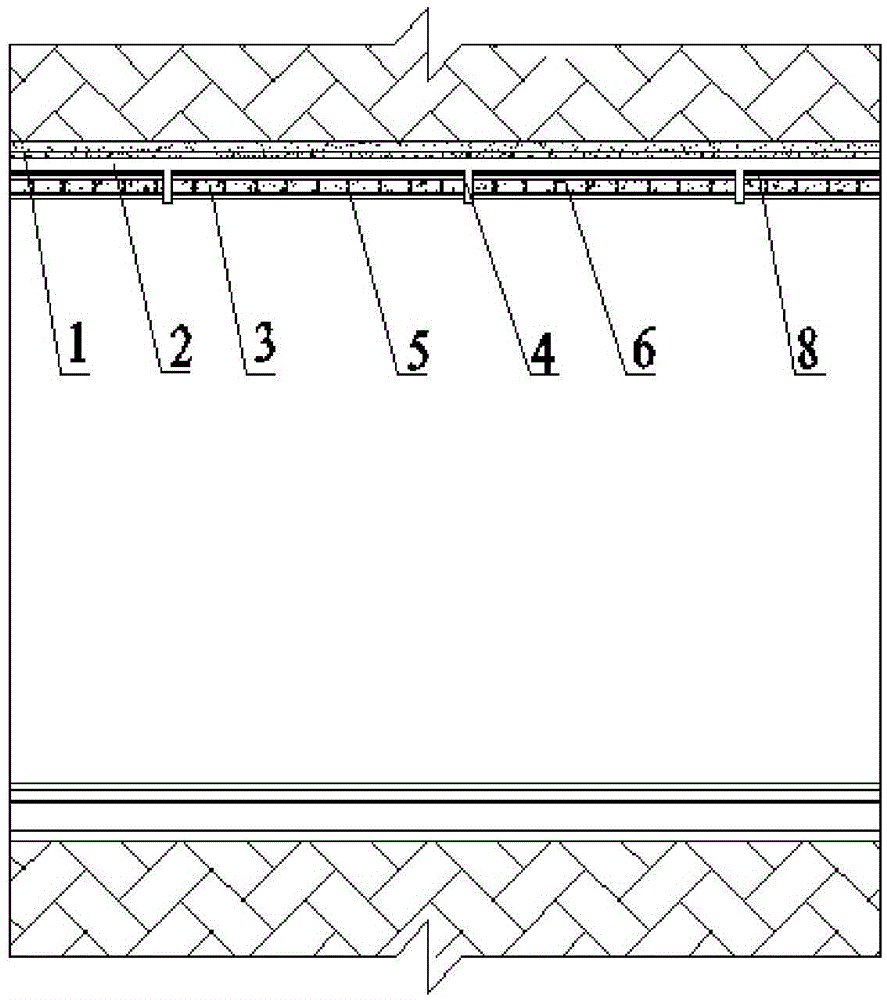 Secondary lining for preventing stick slip diastrophism of active fault spanning tunnel and construction method of secondary lining