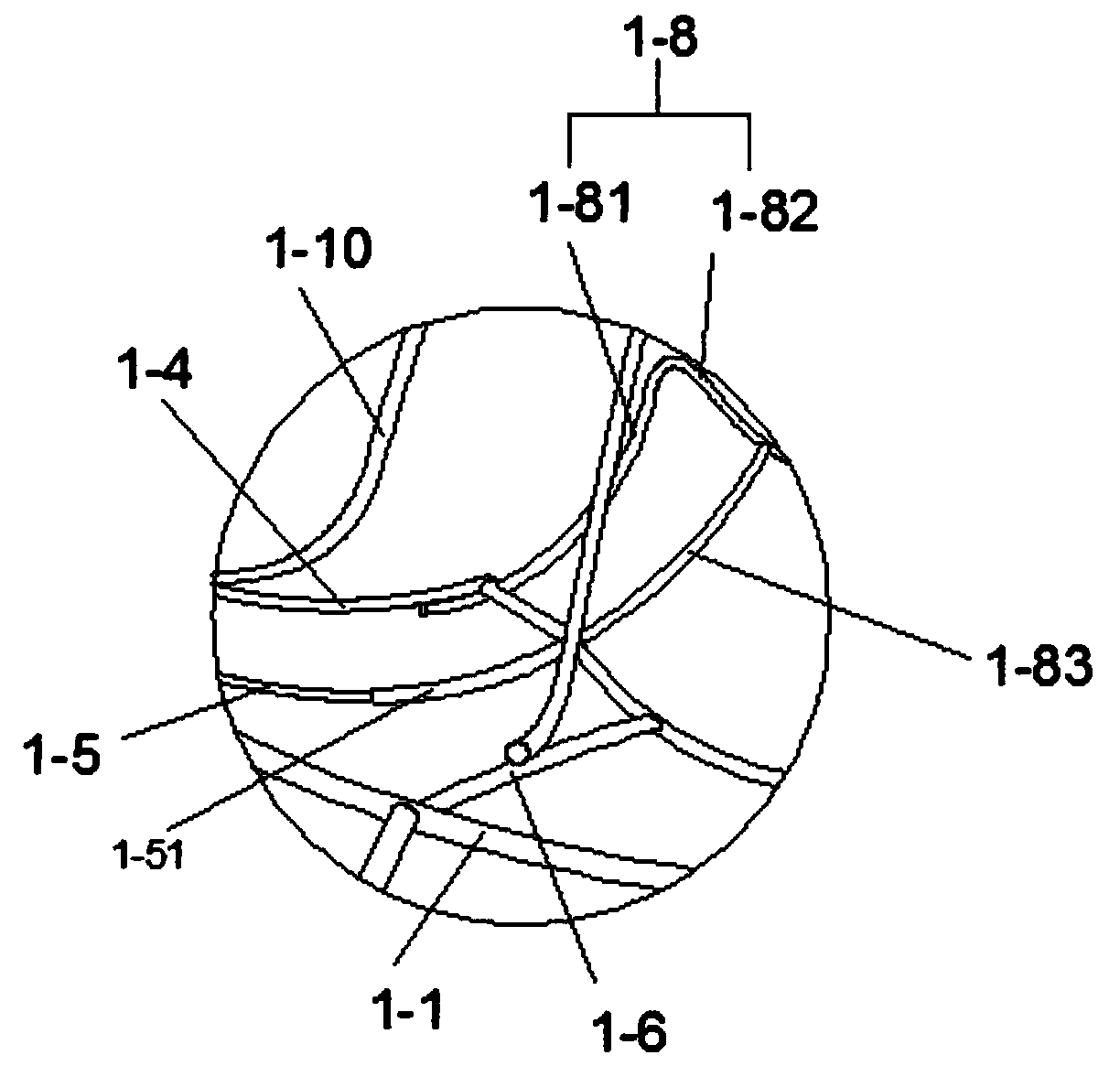 Breathable and environment-friendly mask supporting frame and sterilization mask applying same