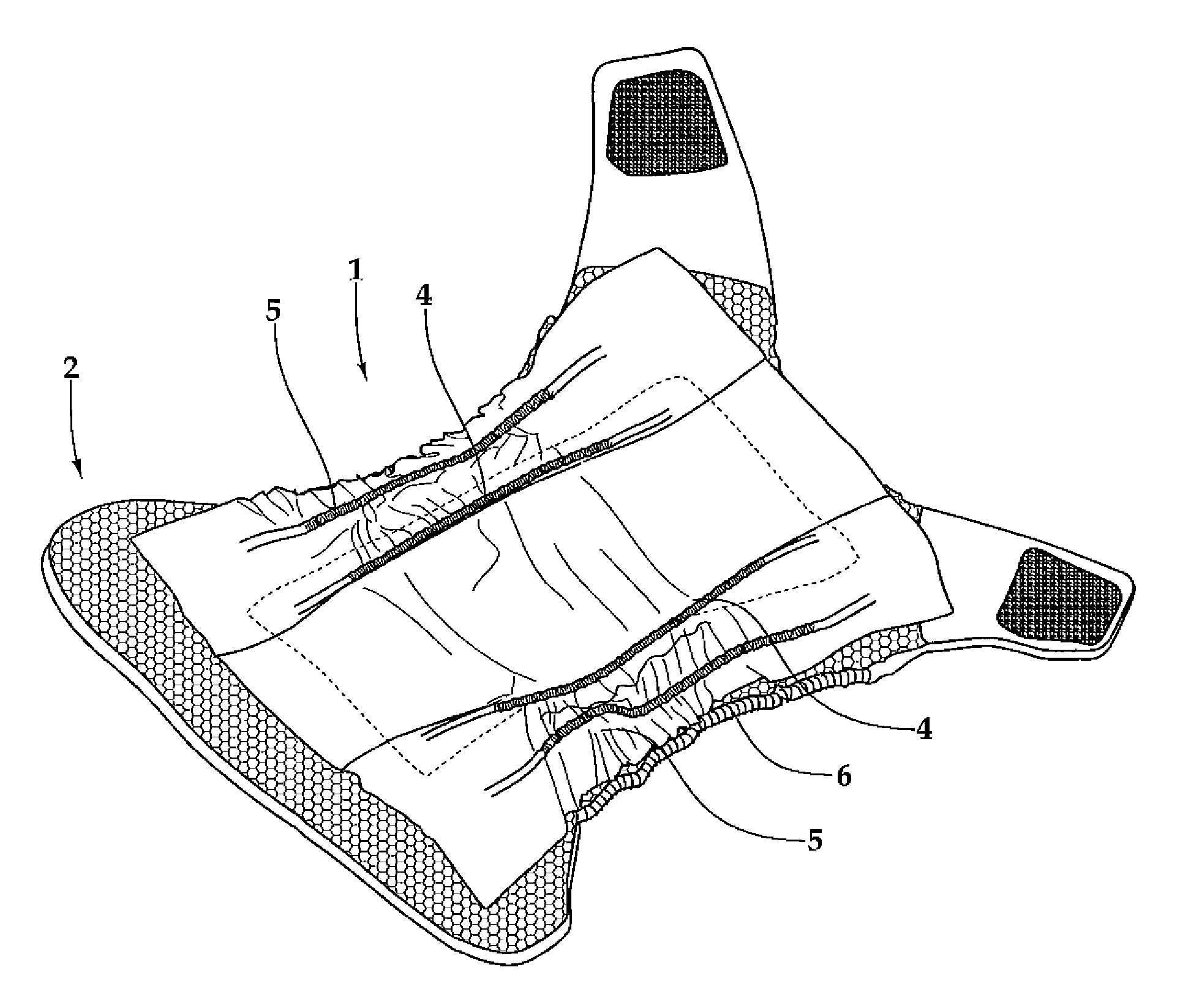 Soaker pad for cloth diaper