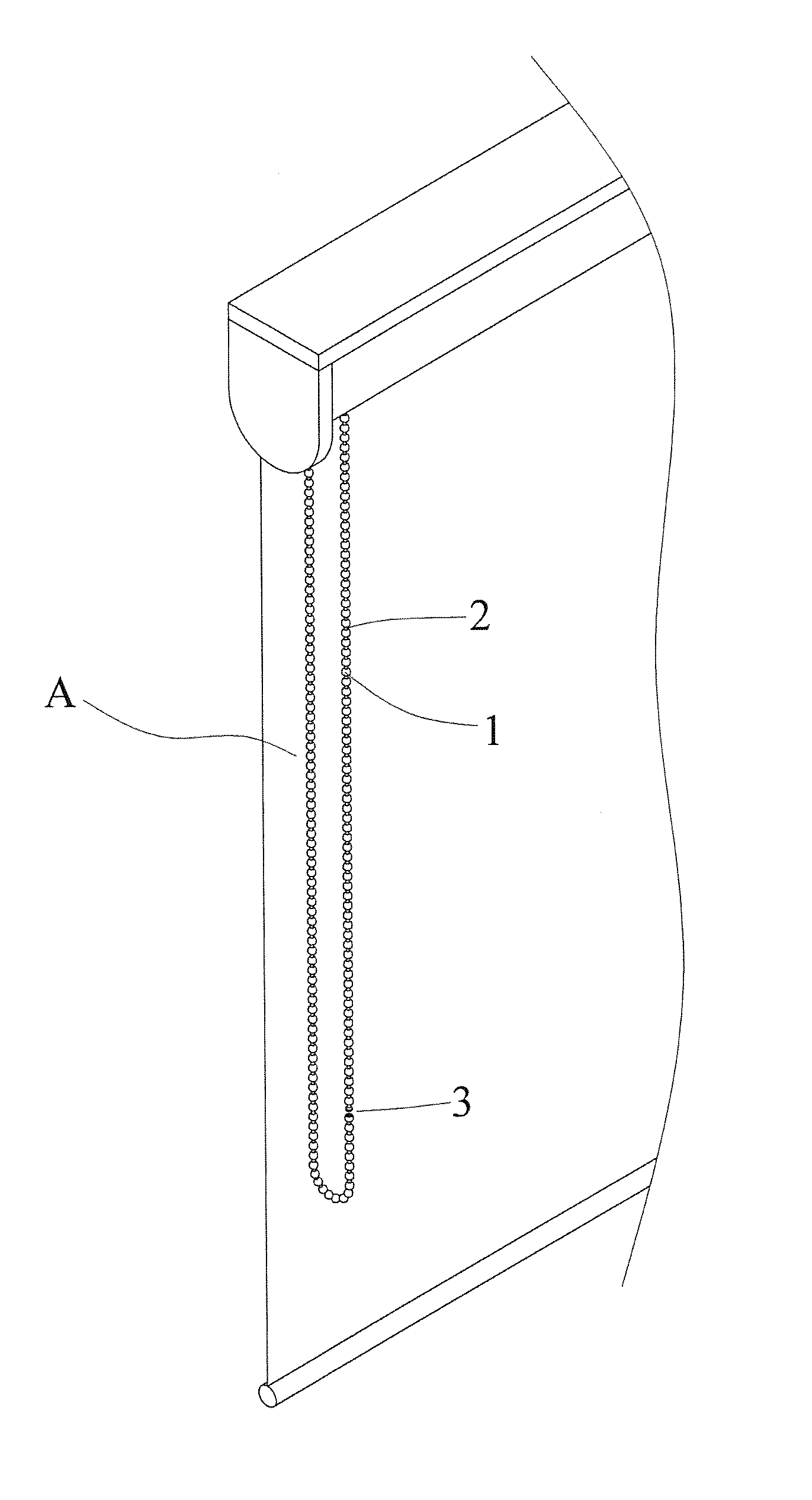 Safety bead chain for blinds