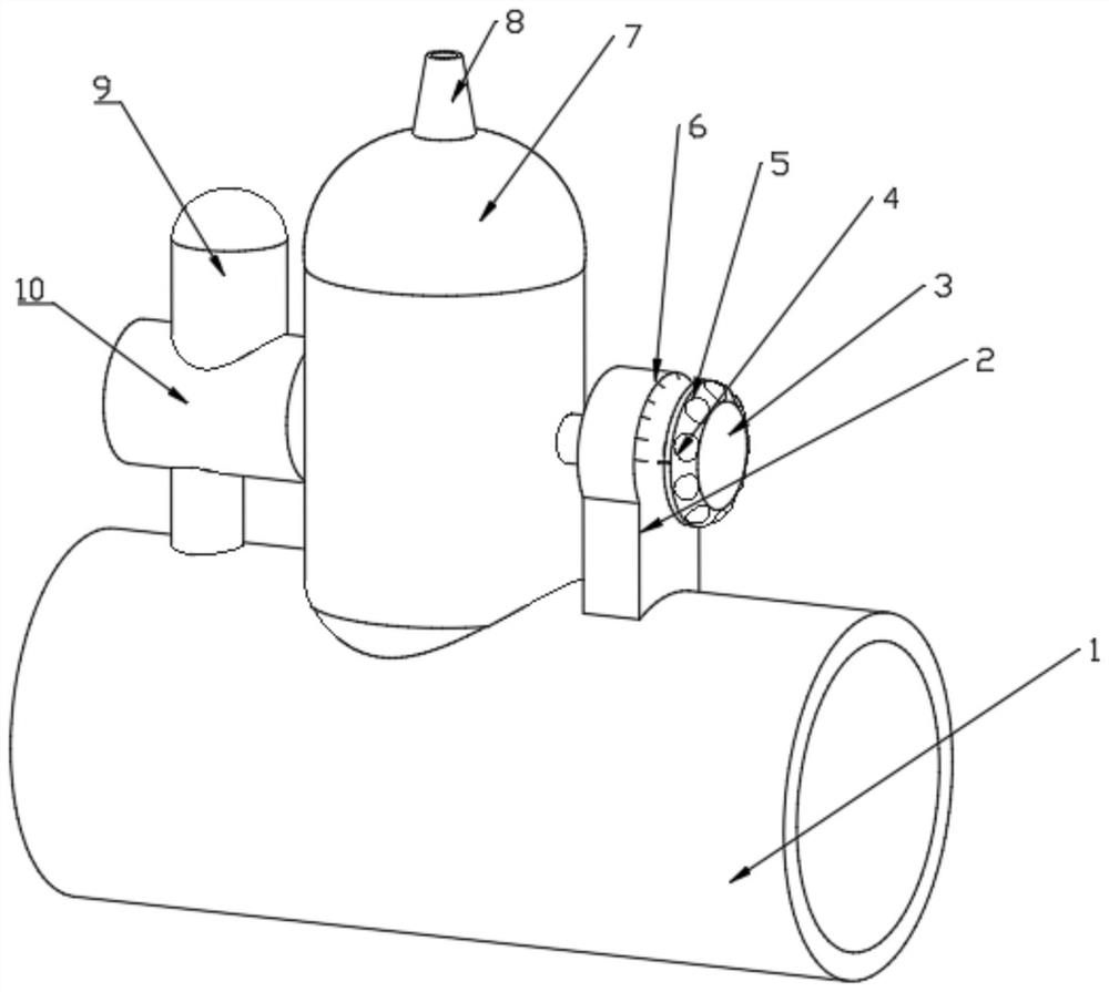 Tubular explosion-proof pressure relief alarm device