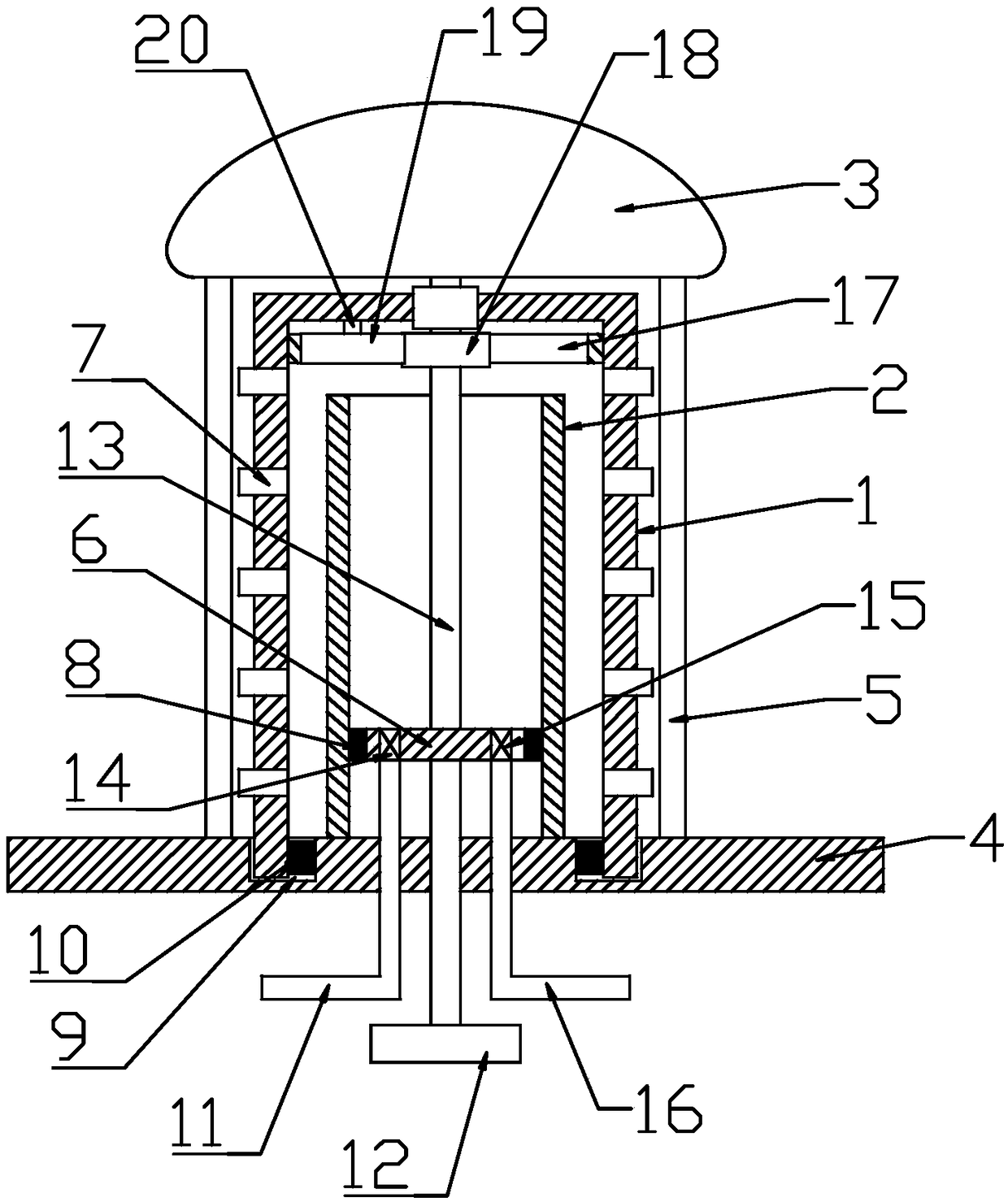 Vagina washing device used for reproductive medicine department