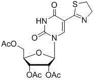 5-substituted pyrimidine nucleoside-thiazoline hybrid with anti-HIV activity and preparation method thereof