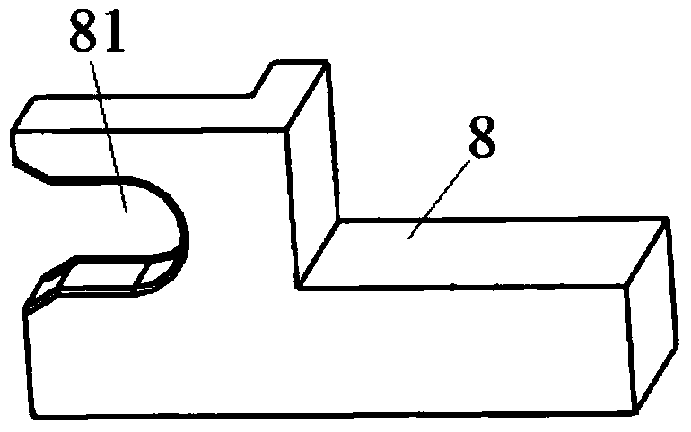 Assembling tool used for rubber pipe installation on steel pipe