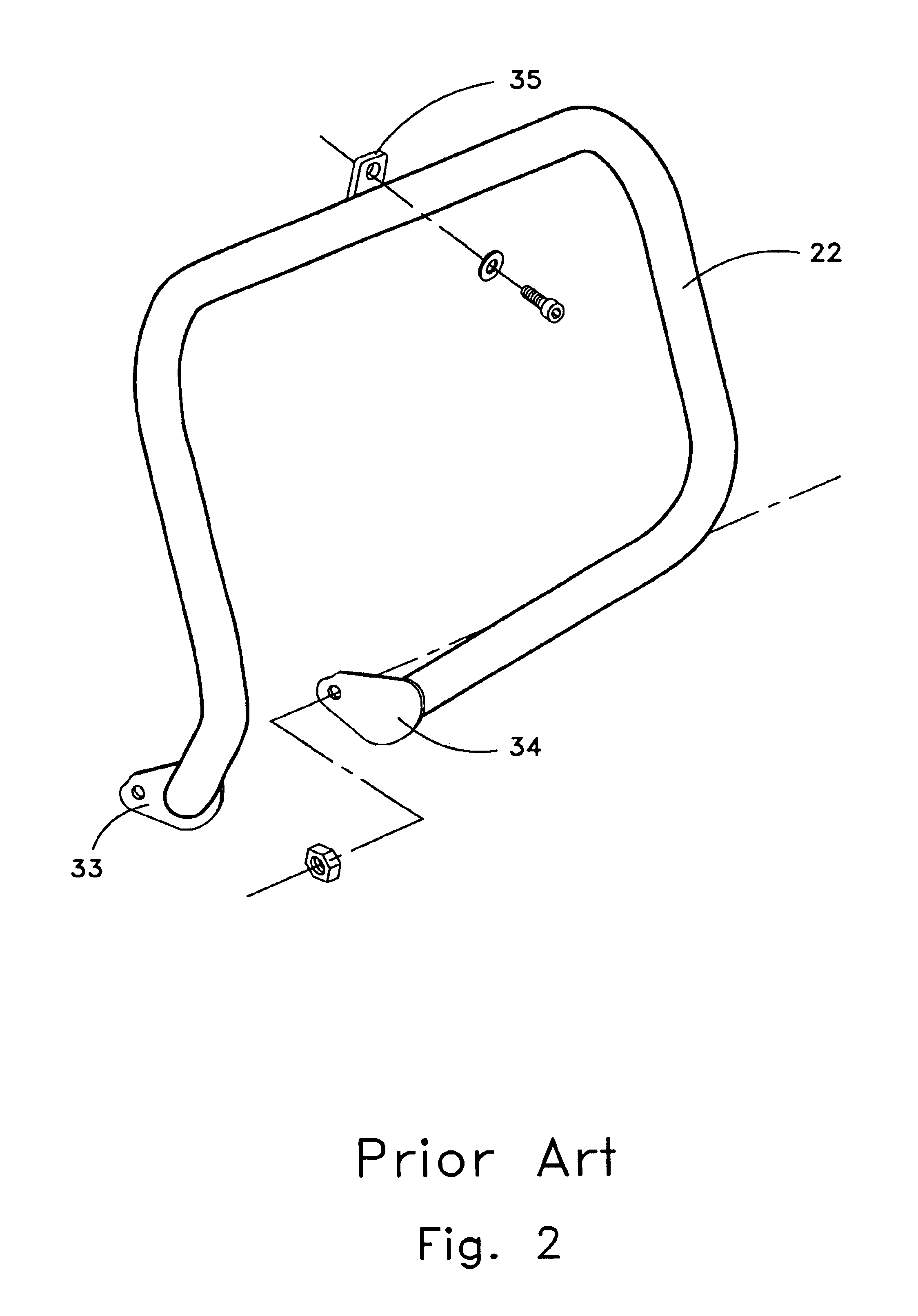 Motorcycle guard protection system