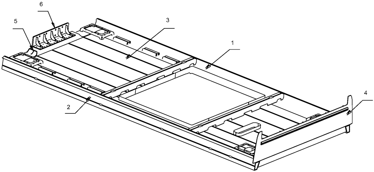 A low-floor rail vehicle roof and a low-floor rail vehicle