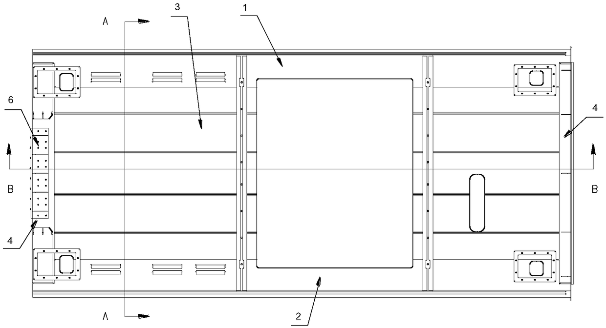 A low-floor rail vehicle roof and a low-floor rail vehicle