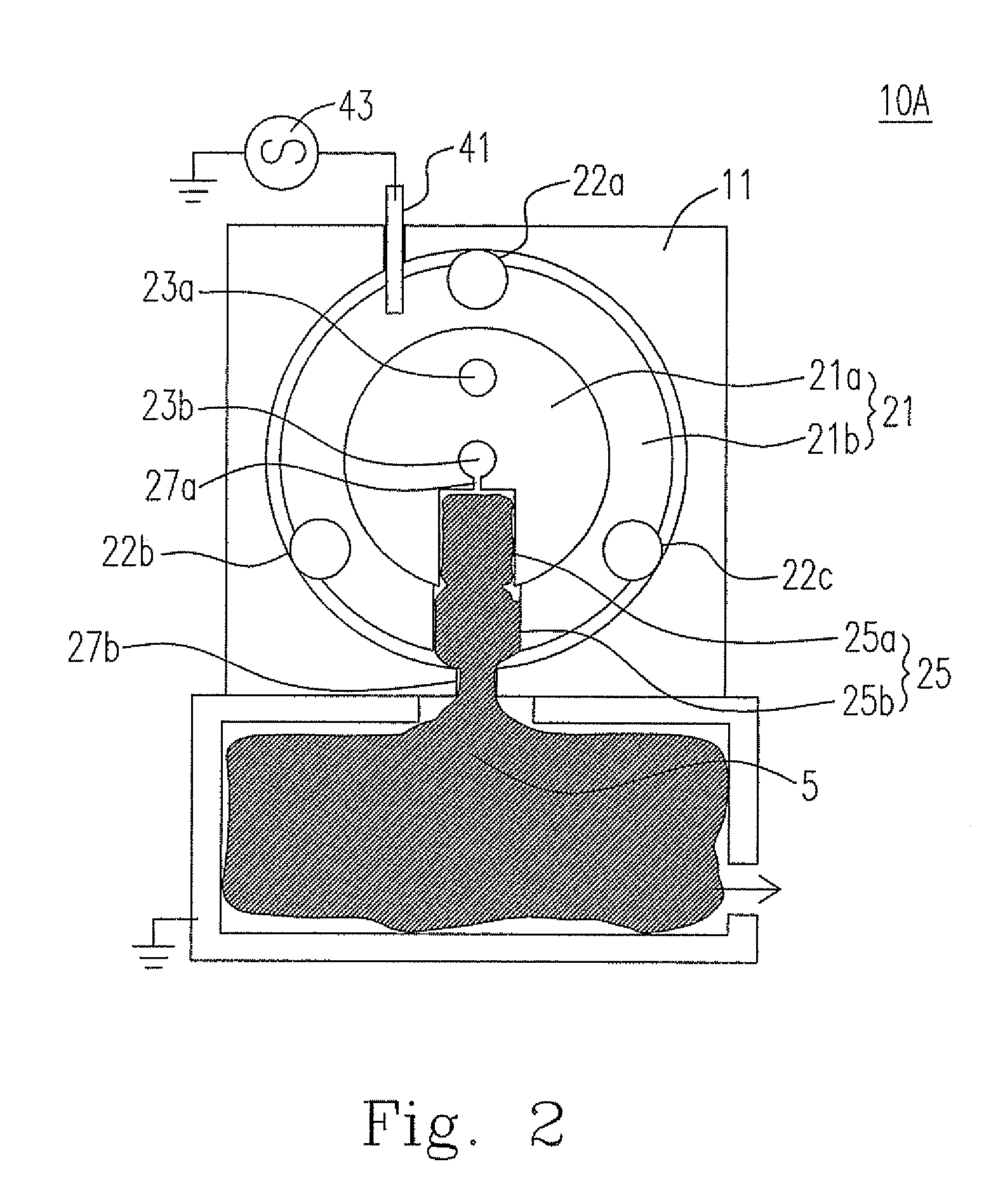 Cathode discharge apparatus