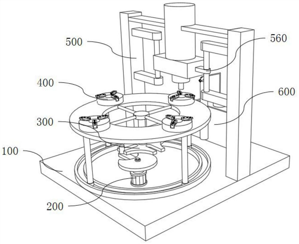 Automatic riveting device for mechanical arm manufacturing