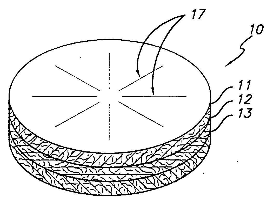 Patch material for intervertebral disc annulus defect repair