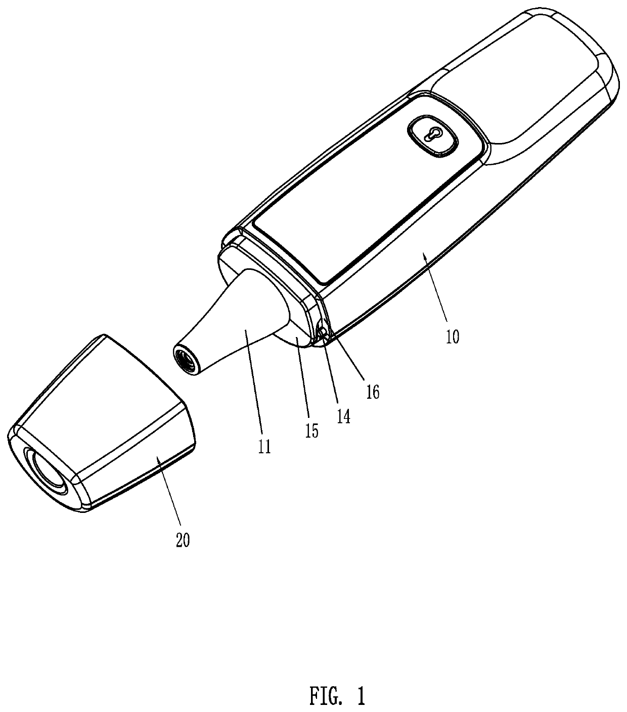 Infrared thermometer capable of switching forehead temperature measurement mode and ear temperature measurement mode and switching method