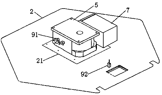 Multistage rotary-disk mechanism of CCD detection machine