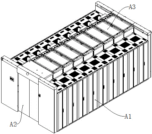 Fire-fighting cold channel for computer room of data center