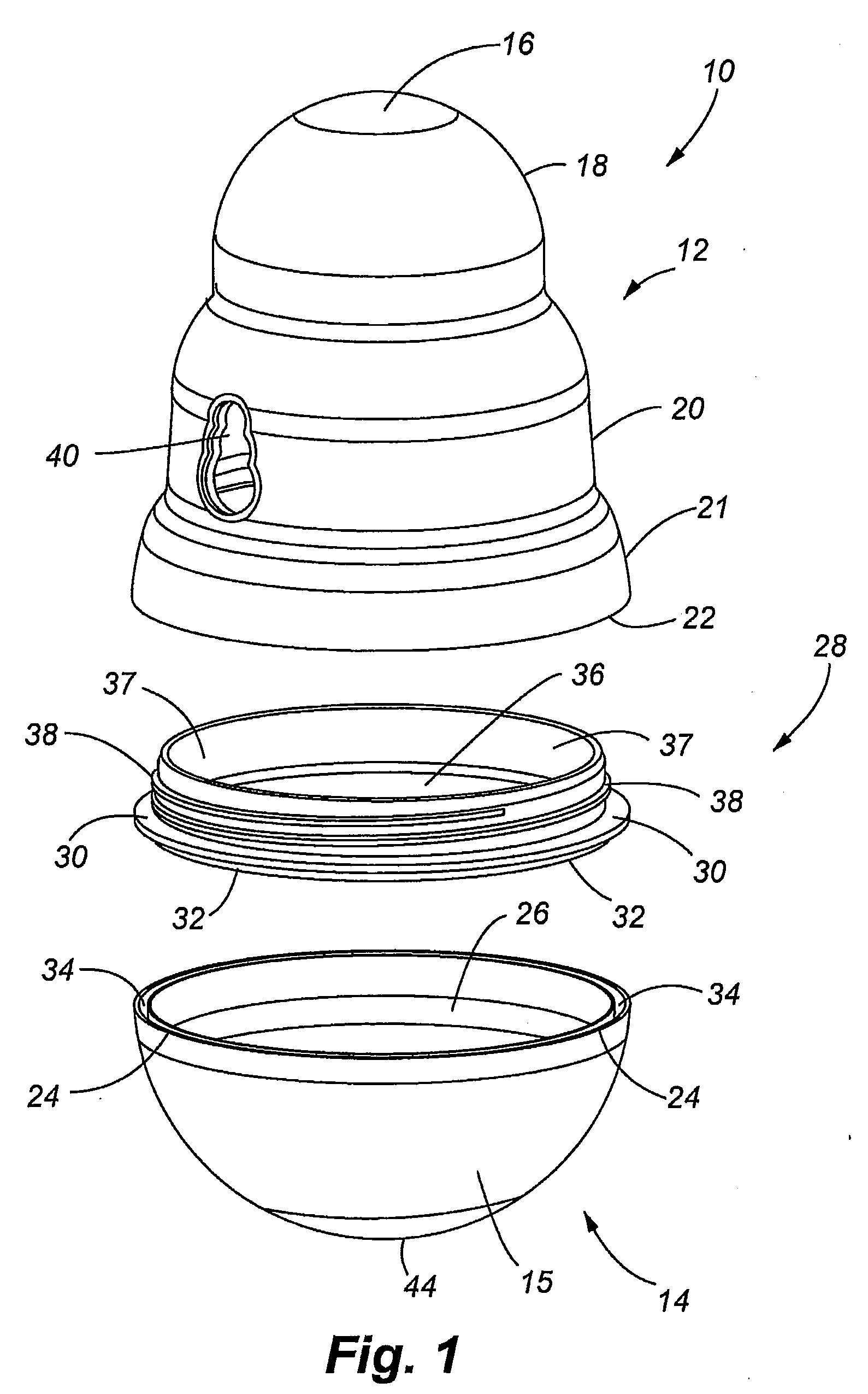 Treat dispenser for animals and method