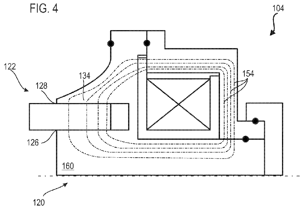 Valve with proportional electromagnetic actuator