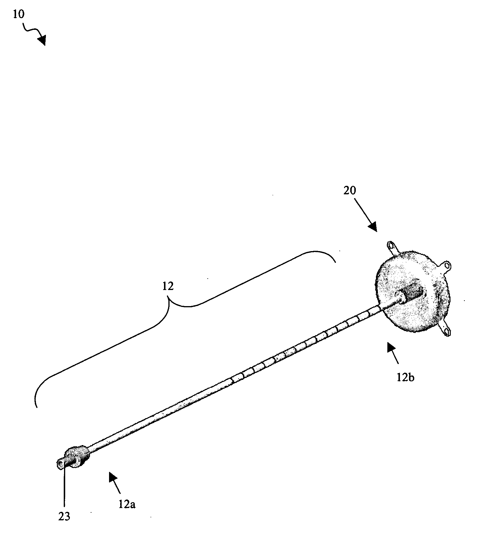 Brachytherapy apparatus and method for treating a target tissue through an external surface of the tissue