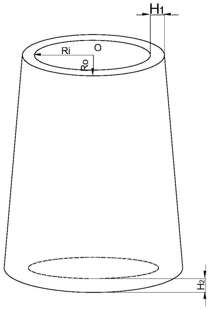 A kind of preparation method of hollow raw bamboo equal-diameter bamboo cylinder