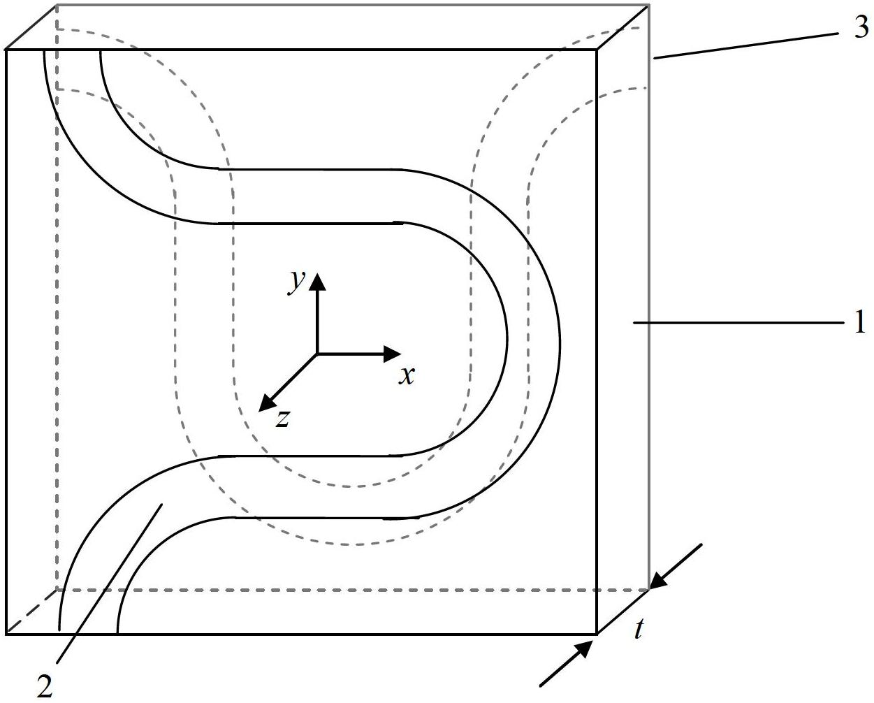 Terahertz-wave asymmetric transmission apparatus based on artificial electromagnetic material