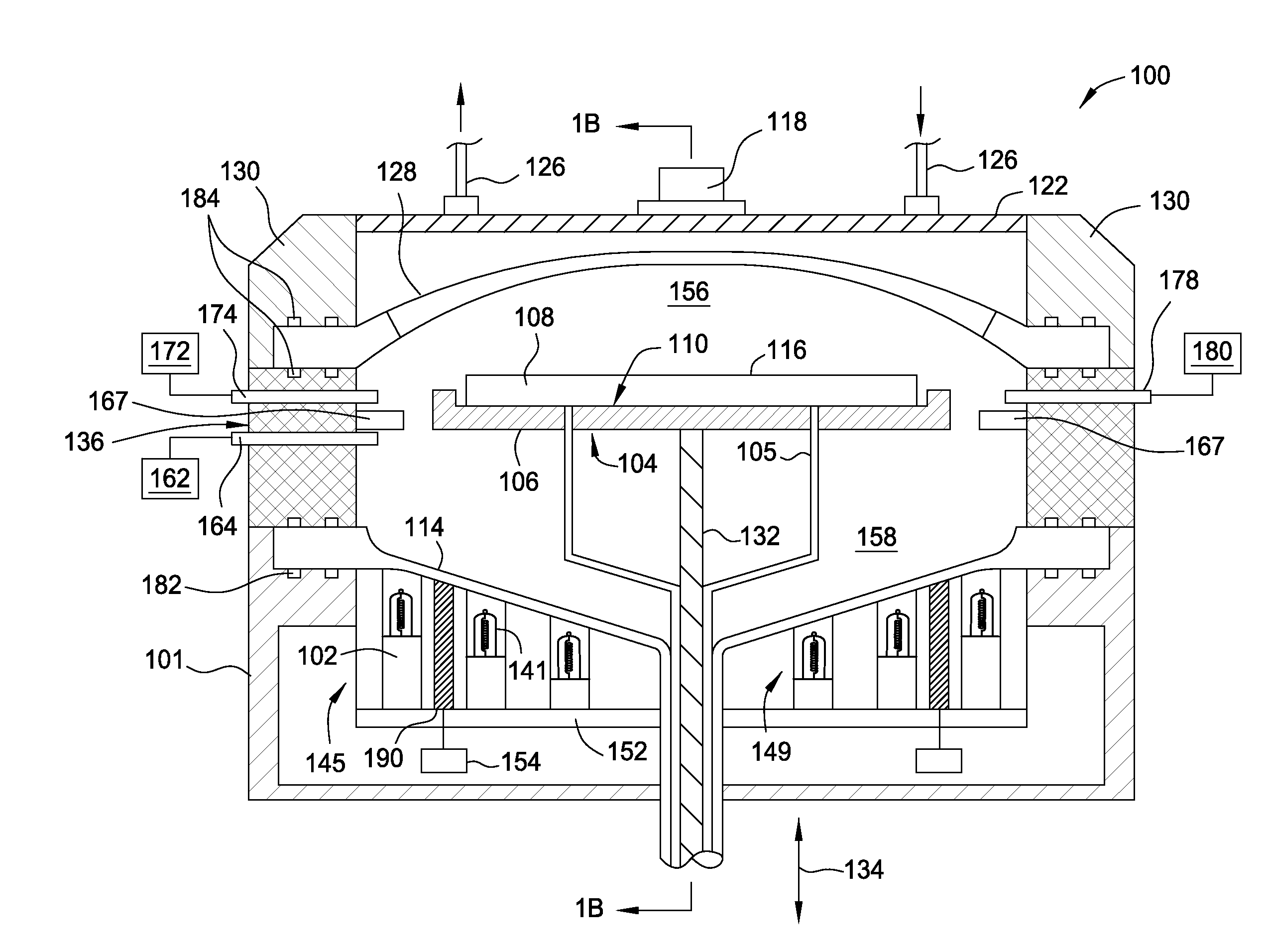 Model based lamp background filtration of stray radiation for pyrometry