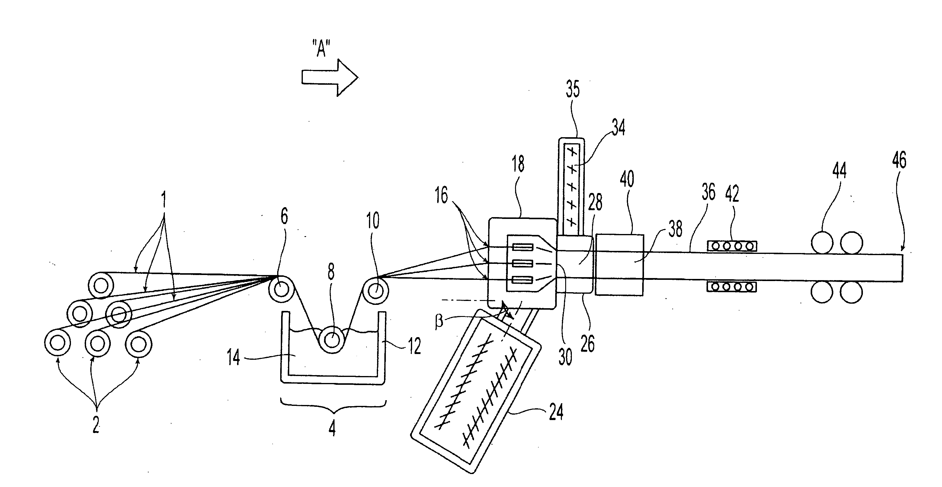 System and die for forming a continuous filament reinforced structural plastic profile by pultrusion/coextrusion