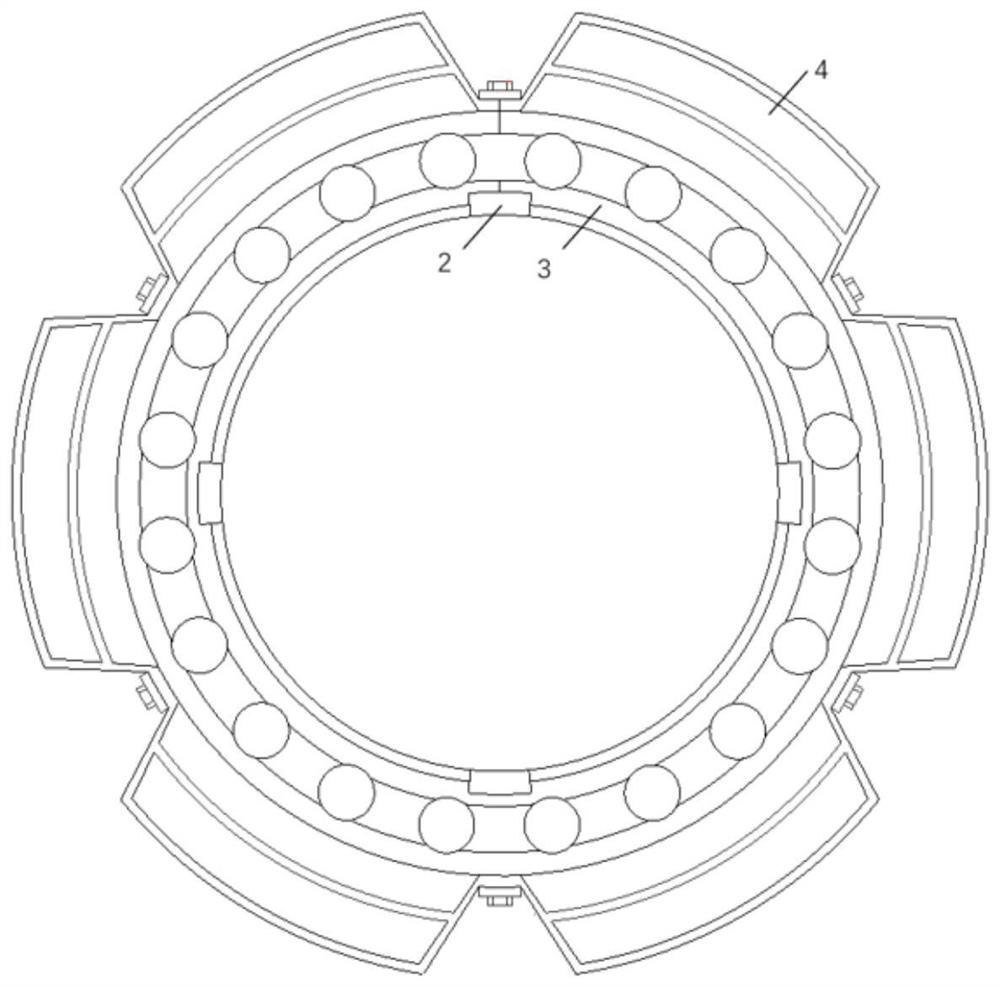 Pier active collision avoidance device based on impact hydrodynamic force