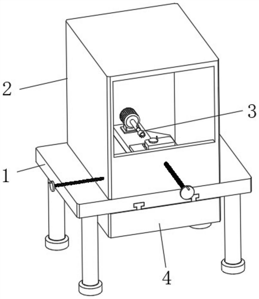 Spring end deburring treatment device for spring machining