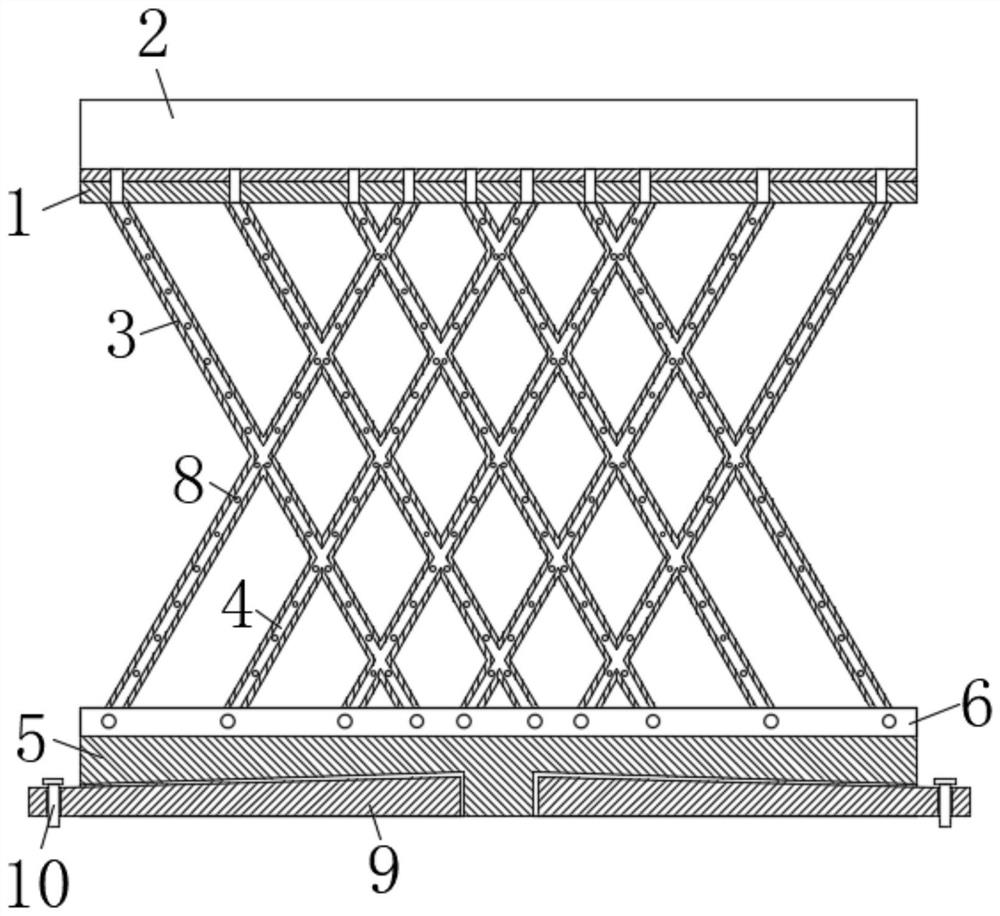 Slope reinforcing structure for civil engineering