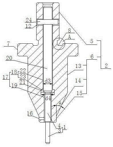 Security punch for forging press