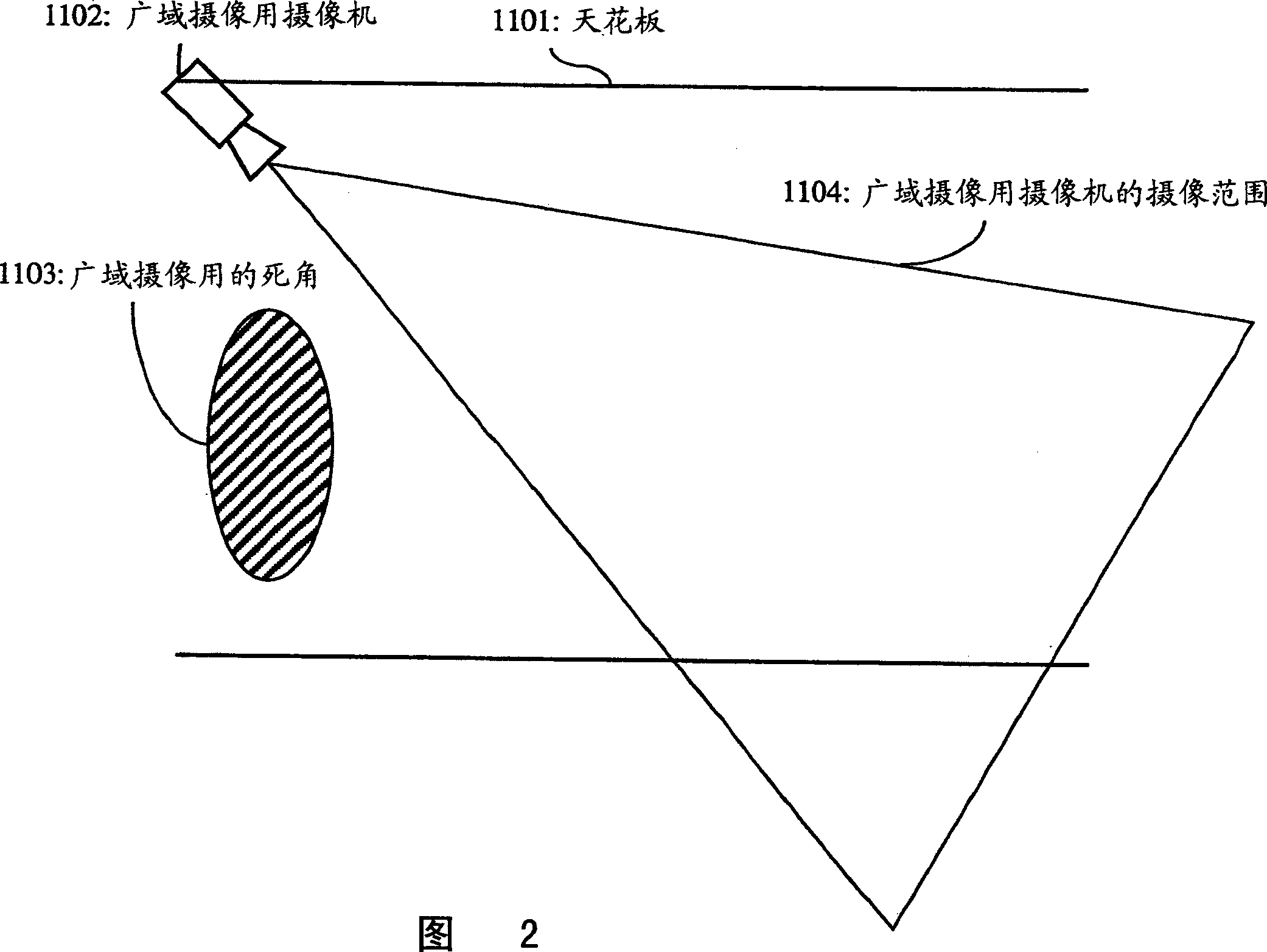 Monitoring device composed of united video camera