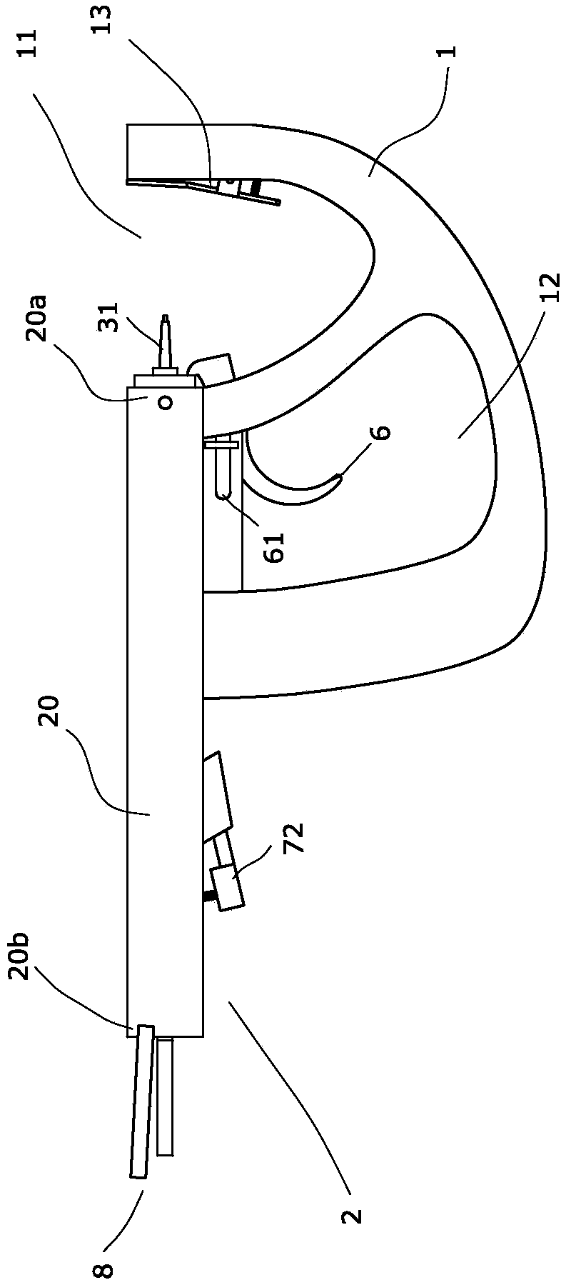 Semi-automatic ear tag wearing tool