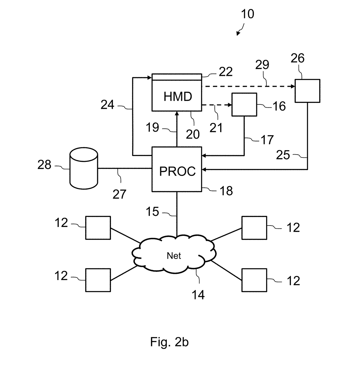 Display system of an aircraft