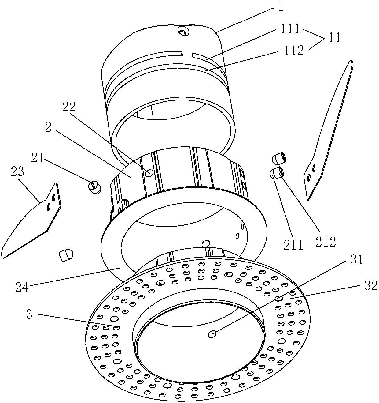 Conveniently-installed fixing seat