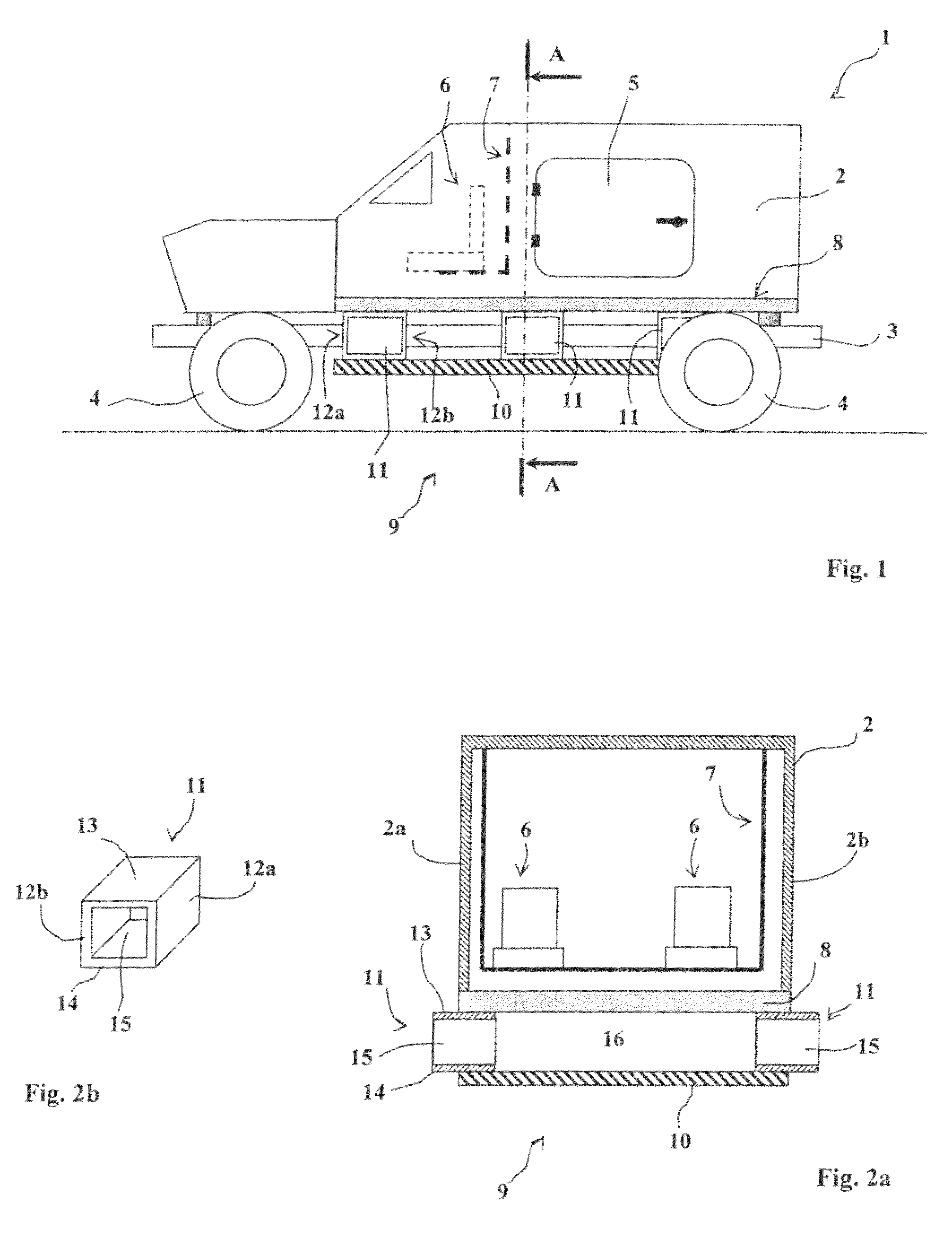 Floor protection device for vehicle cab