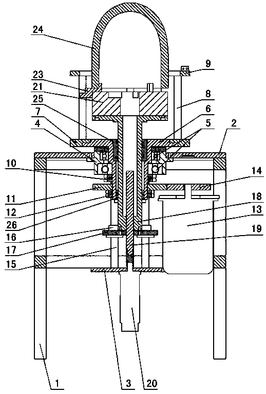 Vertical high-precision post-processing machine for plastic pipes