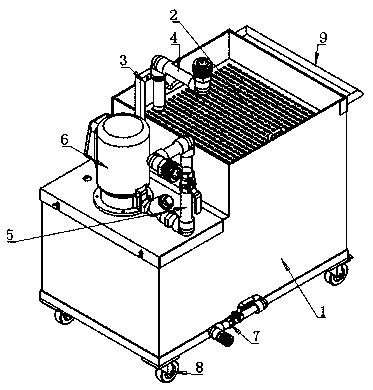 Simple movable cooler convenient to use