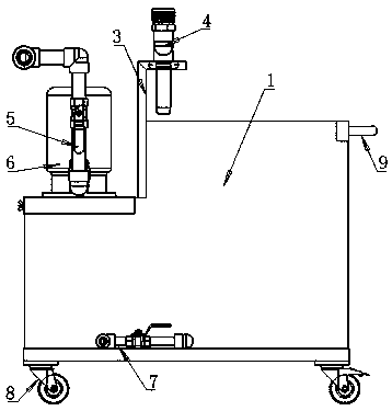 Simple movable cooler convenient to use