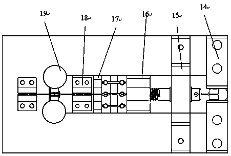 Constant stress loaded hydrogen permeation experimental device and test method