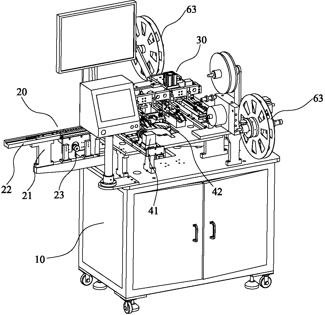 Charged coupled device (CCD) automated detecting device for connector