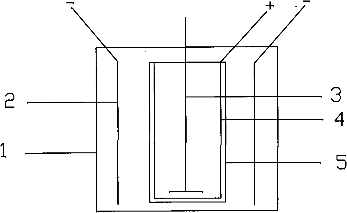 Device for recovering copper in old electronic printed circuit board and method