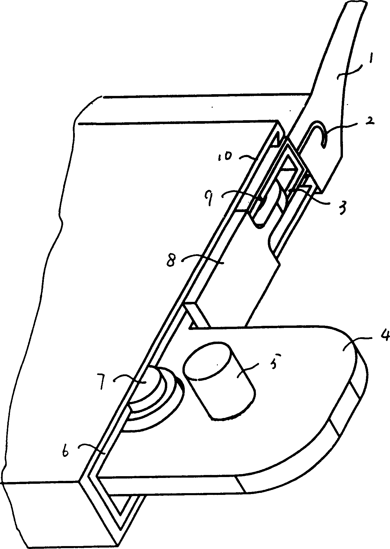 Garage door anti-picking lock