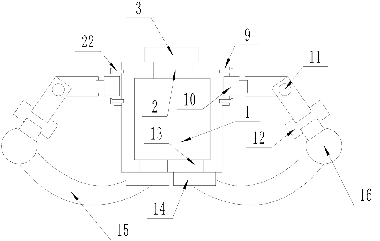 Agricultural pesticide spraying device with sun-shading function