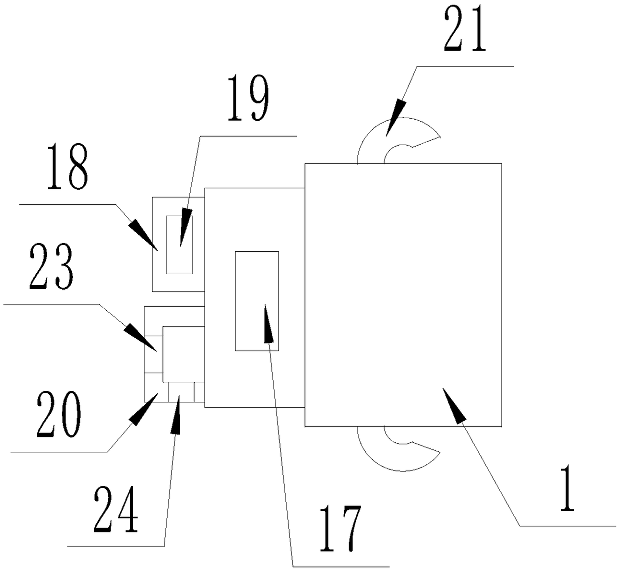 Agricultural pesticide spraying device with sun-shading function