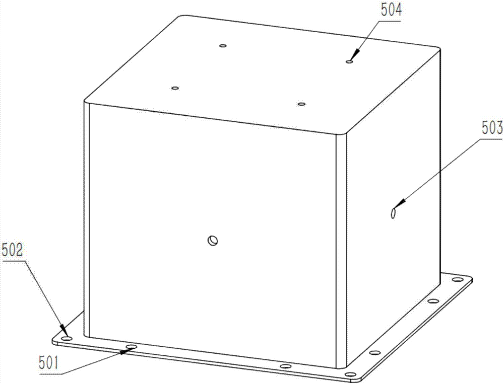 Nuclear magnetic resonance gyroscope experiment platform structure