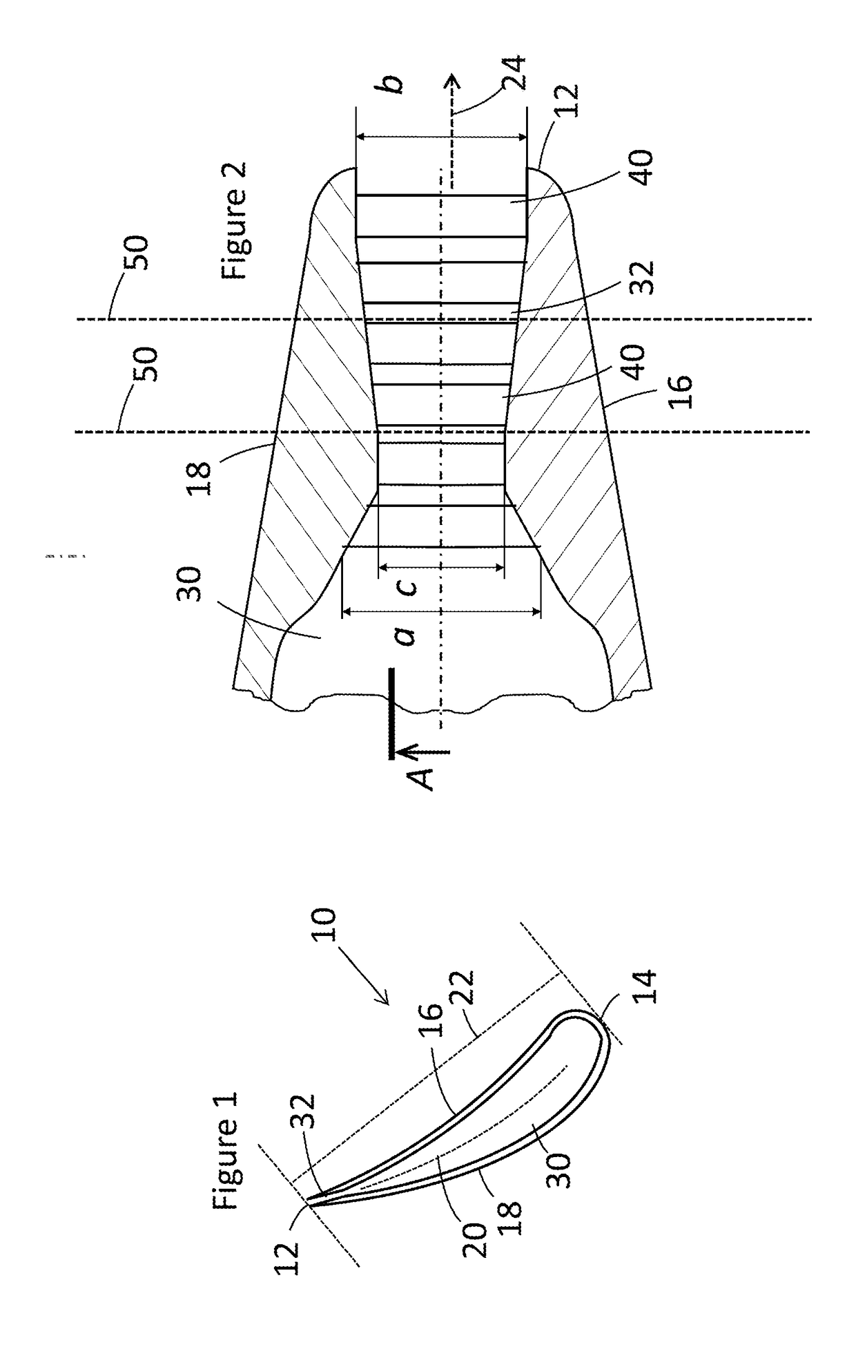 Gas turbine blade and manufacturing method