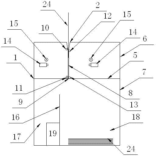 Automatic counting ballot box