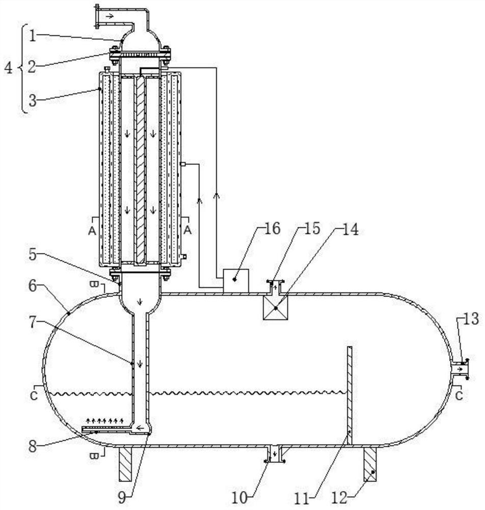Oil-water separation system with high-efficiency electromagnetic synchronous synergy
