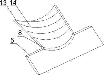 Noise weakening processing method for exhaust gas emission pipe