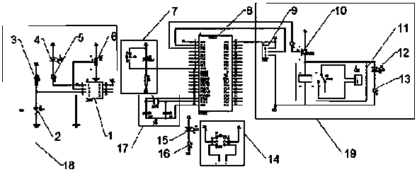 Intelligent induction lamp controlled electronically