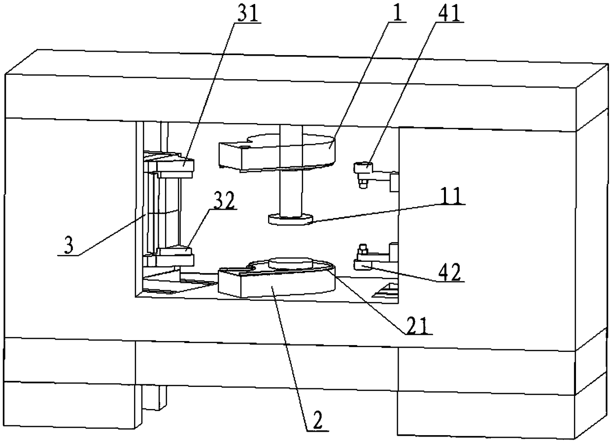 Kitchen ventilator volute edge folding and rolling device